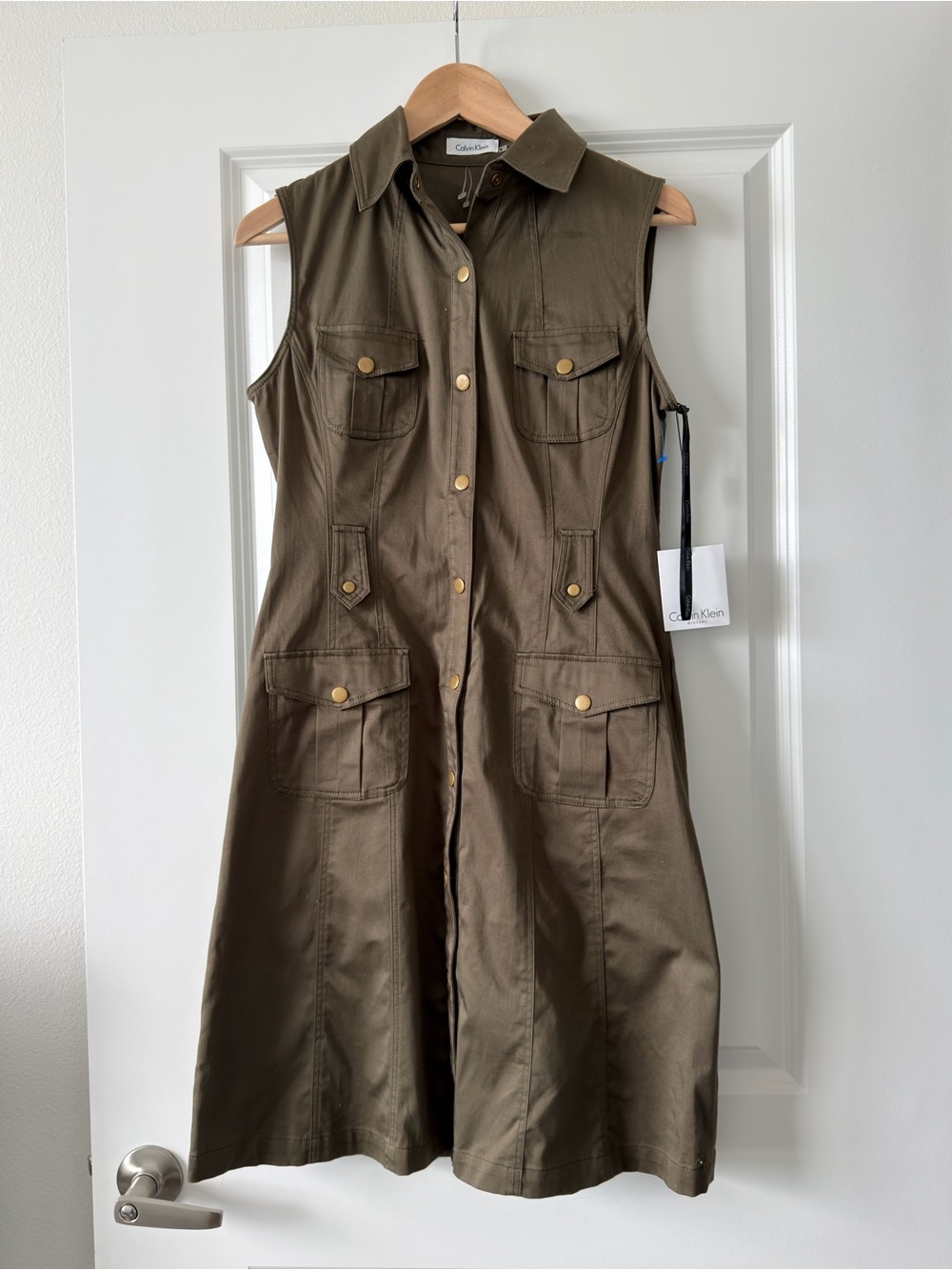 Calvin Klein Olive Green dress